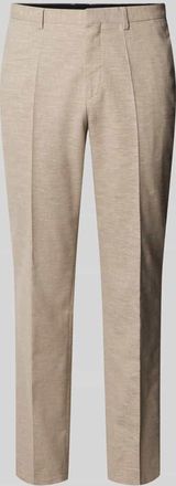 HUGO BOSS Regular Fit Anzughose mit Leinen-Anteil Modell HESTEN in Sand, Gr&ouml;&szlig;e 102