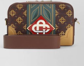 Casablanca leather monogram shoulder bag