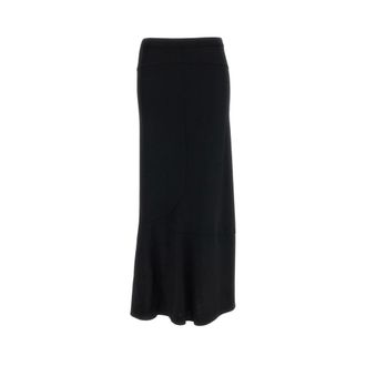 Junya Watanabe Falda de punto de lana escalonada - Skirts - Mujer - Negro - M