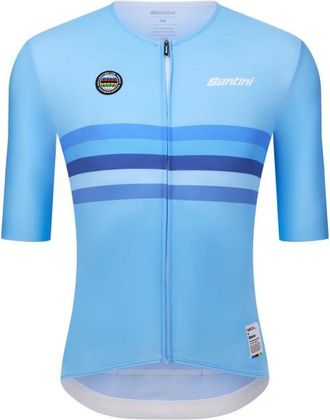 Santini UCI World Champion Jersey Velotrikot - Unisex | blau