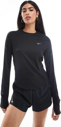 Nike Swift Dri-FIT - Top a maniche lunghe nero