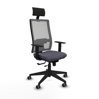 Piqueras y Crespo Silla De Oficina Con Cabecero Piqueras Y Crespo 1d066g1 Gris Oscuro
