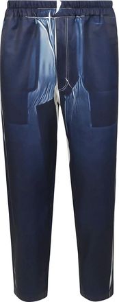 Comme Des Gar&ccedil;ons Slim-fit Trousers, male, Blue, Size: S Cotton Comfortable Pants Great Fit