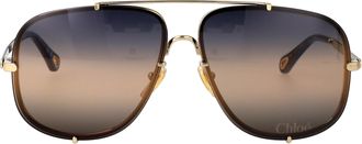 Chloé Aviator Sunglasses Ch0348 S 005