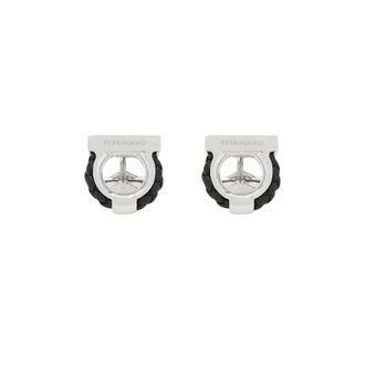Ferragamo Heren, Accessoires, Zwart, Maat: ONE Size Leer