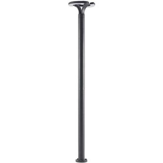 Lindby Lindby Farola Exterior keily En Negro De Aluminio