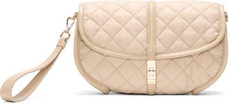 MZ Wallace Small Astor Convertible Quilted Leather Crossbody Clutch in Buff at Nordstrom