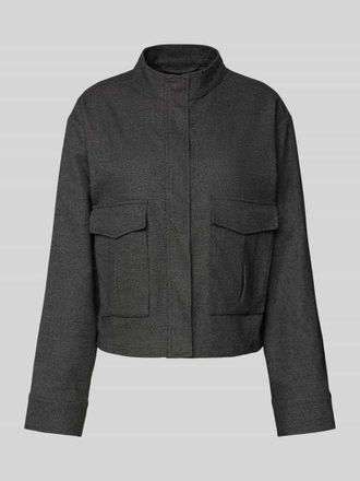 OPUS Blazer mit Stehkragen Modell Jandra in BLACK, Gr&ouml;&szlig;e 40