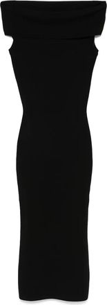 Michael Kors Boat Neck Stretch Knit Dress