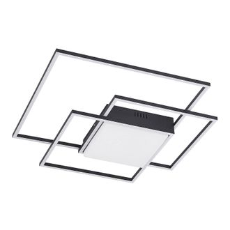 Lindby L&aacute;mpara De Techo Led nelinka En Negro Aluminio - Lindby