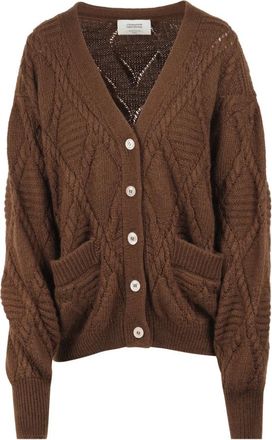 Max Mara Truien & Vesten, Dames, Bruin, M, Cardigans