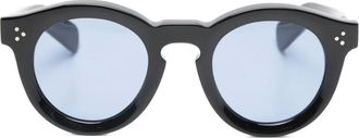 Family Affair Zonnebril met rond montuur - Zwart