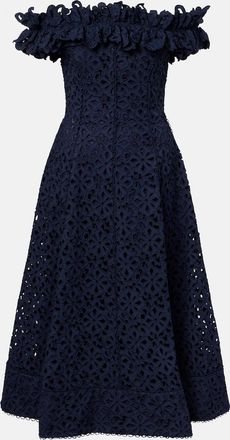 Rebecca Vallance Antalya broderie anglaise cocktail dress