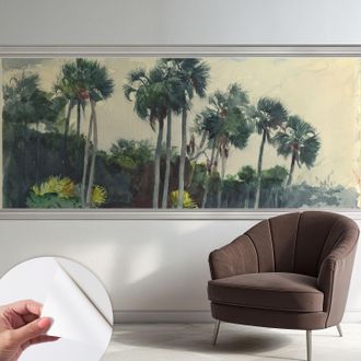 Tulup Fotomurale Adesivo - Carta Da Parati Adesiva - Per La Cucina Camera Da Letto Per La Soggiorno - Palme Esotiche 250x104 Cm