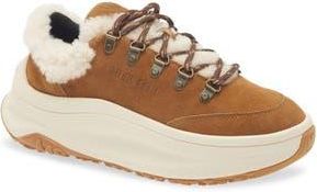 Moon Boot City Genuine Shearling Water Repellent Boot in Cognac at Nordstrom Rack, Size 37
