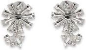 Self Portrait Womens Silver Brass Earrings