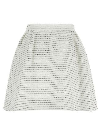 Alessandra Rich Wheel Skirt - Ivory