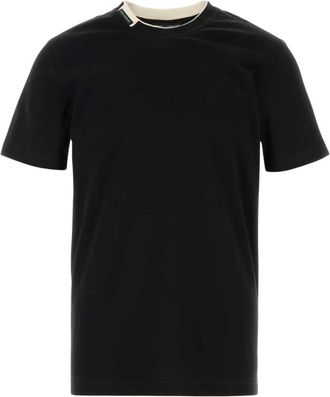 Dolce & Gabbana Katoenen T-shirt - Heren - T-shirts - Zwart - M - Katoen - Tops
