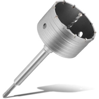 OEM Sierra De Corona Para Hormig&oacute;n De 105 Mm (4-1/8) Con Varilla De Conexi&oacute;n Sds Plus De 220 Mm, Juego De Brocas De Acero De Tungsteno Para Hormig&oacute;n, Ceme