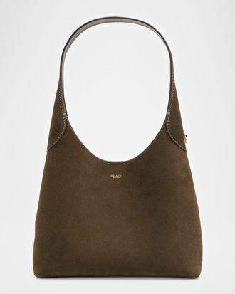 Coach Brooklyn 28 Suede Shoulder Bag