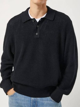 Corridor Slouchy Polo In Black