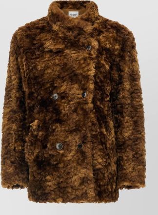 Isabel Marant faux fur double-breasted coat
