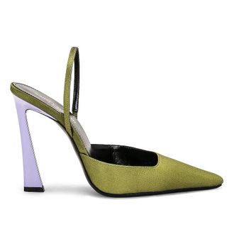 Saint Laurent Womens Tom Slingback Pumps, Brand Size 39 ( US Size 9 )