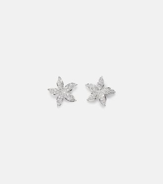 Ileana Makri Lavender 18kt white gold earrings with diamonds