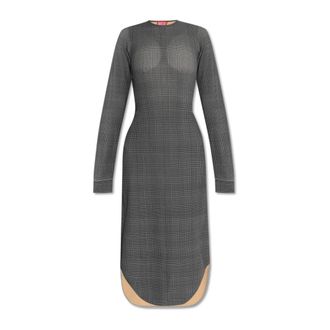 Diesel Midi Dresses, female, Gray, Size: XS Dress D-Etts