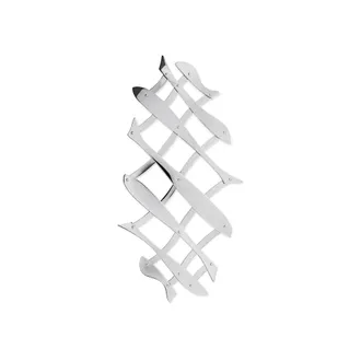 Alessi Dul03 Pescher Salvamaneteles De Design Extensible En Acero Pulido