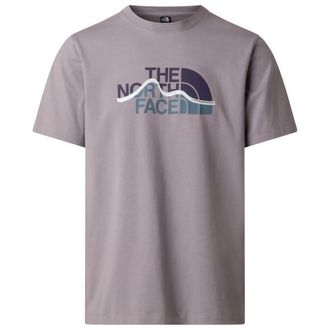 The North Face Mountain Line Short Sleeve Tee T-Shirt f&uuml;r Herren | grau