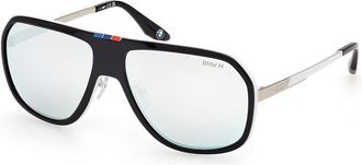 BMW BW0076-H 01C Mens Sunglasses Black Size 63