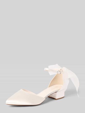 Rainbow Club Pumps mit Zierschleife Modell Kacy in Offwhite, Gr&ouml;&szlig;e 37