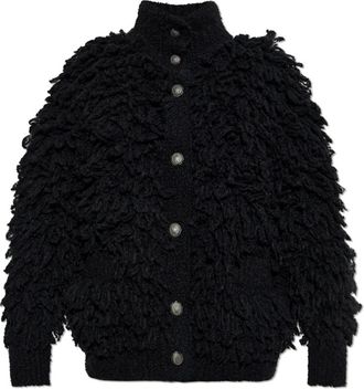 Moncler Apres-Ski Cardigan - Dames - Vesten - Zwart - XS - Wol - Truien & Vesten