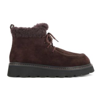 Kazar Schoenen, Dames, Bruin, 40 EU, Wol, Enkellaarsjes