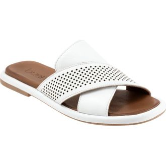 Bueno Eddison Slide Sandal in White at Nordstrom Rack, Size 6.5-7Us / 37Eu