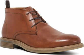 Dune London Mens CLYDELL Lace-Up Chukka Boots Size UK 7 Flat Heel