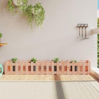 vidaXL Vidaxl - Arriate Elevado Jard&iacute;n Valla Madera Maciza Douglas 200x30x30 Cm