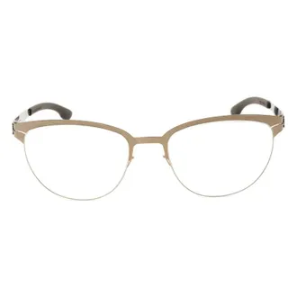 Ic! Berlin THEINGENUEM1417073 Oval Full Rim Metal Eyeglasses - Bronze
