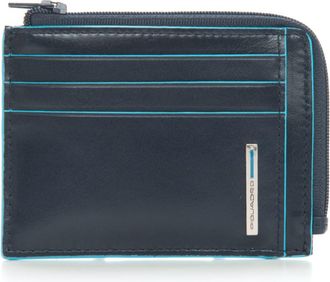 Piquadro Portacarte in pelle Blu Piquadro Uomo