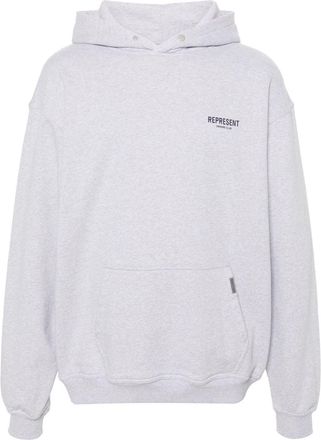 Represent Owners Club cotton hoodie - men - Cotton - S - Grey