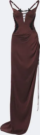Maria Lucia Hohan Ruched corset gown