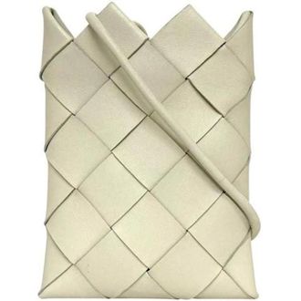 Bottega Veneta Pre-owned Cross Body Bag - Dames - Pre-owned - Wit - Maat: ONE Size