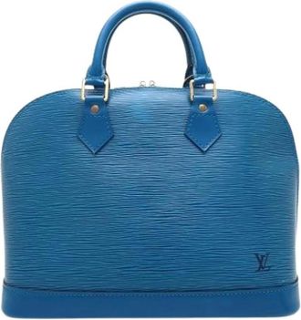 Louis Vuitton Pre-owned Handbags, female, Blue, Size: ONE SIZE Pre-owned The Alma