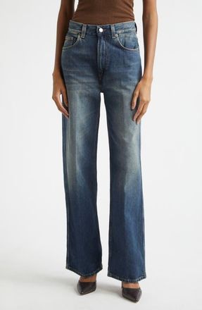 Haikure Winona Straight Leg Jeans in Intense Blue at Nordstrom, Size 30