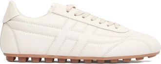 Hogan Witte Leren Sneakers Stijlvol Ontwerp - Dames - Sneakers - Wit - 40 EU - Leer - Schoenen