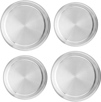 OEM Juego De Tapas Para Orificios De Estufa (4 Piezas), Para Estufas El&eacute;ctricas, Tapas De Acero Inoxidable Para Huecos De Estufa, 2 Tapas De 8,27 Pulgadas