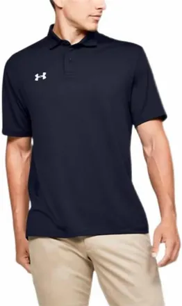 Under Armour Mens Team Performance Polo In Midnight Navy