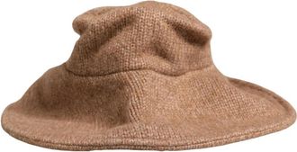 Dolce & Gabbana Capello Hat - Dames - Hoeden - Bruin - ONE Size - Wol - Accessoires
