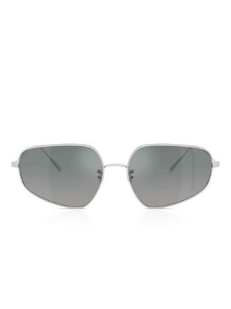 Oliver Peoples Occhiali da sole Eylla con montatura geometrica - Argento